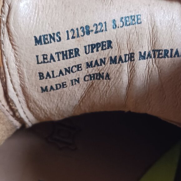 Mens Florsheim Center Cap Toe Brown Leather Oxfords – Size 8.5 EEE - Picture 10 of 11